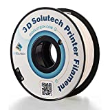 3D Solutech Real White 1.75mm Flexible 3D Printer Filament 2.2 LBS (1.0KG) - FLXB175RWHT