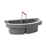 Rubbermaid Commercial BRUTE Maid Caddy for BRUTE Containers, Gray (FG264900GRAY), 9" x 16" x 5"
