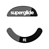Superglide - Fastest and Smoothest Mouse Feet / Skates Made with Ultra Strong Flawless Glass Super Fast Smooth and Durable Sole for Pulsar Xlite Wireless Gaming Mouse Mice [Black]