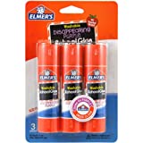 Elmer's Disappearing Purple School Glue Sticks, 0.77 oz Each, 3 Sticks per Pack (E562)