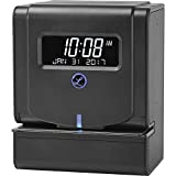 Lathem Heavy Duty Maintenance-Free Thermal Print Time Clock (2100HD), Black, 9.8" x 6" x 8"