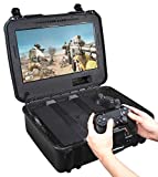 Case Club Waterproof Playstation 4 Portable Gaming Station with Built-in Monitor & Storage for PS4 Controllers & Games