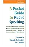 Pocket Guide to Public Speaking (3rd, 10) by O'Hair, Dan / Rubenstein, Hannah / Stewart, Rob [Paperback (2009)]