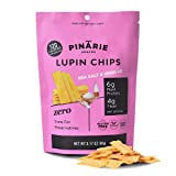 PINARIE SNACKS Lupin Chips - Lupini Beans Ready To Eat Snack with Thai Rice Crisps Pack 4 - Sea Salt & Vinegar - Plant Based High Protein Vegan Vegetarian Healthy Snacks Food, Diet Low Fat,Gluten Free