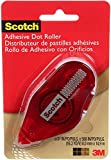 Scotch Adhesive Dot Roller, 0.31 x 49 Feet (6055), 6 Pack