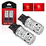 LASFIT Red 7443 7444 CANBUS Ready Anti Hyper Flash LED Brake Tail Light Bulb, Error Free, Plug and Play (2pcs)