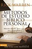 Metodos De Estudio Biblico Personal (Personal Bible Study Methods: 12 ways to study the Bible on your own) (Spanish Edition)
