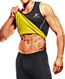 NINGMI Sweat Vest for Men Neoprene Waist Trainer Tank Weighted Vest Waist Trimmer Sauna Suit Running Vest