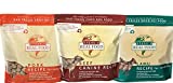 Steve’s Real Food Freeze-Dried Raw Nuggets Assorted Flavors | 1 Bag Each of Beef, Pork and Lamu | 1.25 lbs Bags | Premium Edge Dog Food