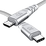 USB C to Micro USB Cable, Ancable 3-Feet Micro USB to USB Type C Cord Support Charge & 480Mbps Sync Data Compatible with MacBook, iMac Pro, Galaxy S8, S9, S10, Lenovo Yoga