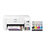 Epson EcoTank ET-2800 Wireless Color All-in-One Cartridge-Free Supertank Printer with Scan and Copy – The Ideal Basic Home Printer - White