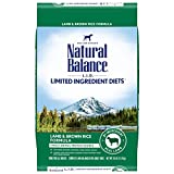 Natural Balance L.I.D. Limited Ingredient Diets Dry Dog Food, Lamb & Brown Rice Formula, 26 Pounds