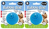 Pet Qwerks 2 Pack of Talking Babble Ball Interactive Dog Toys, Small - Wisecracks & Makes Funny Sounds, Electronic Ball That Talks & Makes Noises