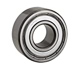 NTN Bearing 6201Z Single Row Deep Groove Radial Ball Bearing, Normal Clearance, Steel Cage, 12 mm Bore ID, 32 mm OD, 10 mm Width, Single Shielded