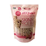 180 Snacks Skinny Rice Bars with Almonds, Cranberries and Himalayan Salt - Low Calorie Snacks, Only 70 Calories - Non GMO, Dairy-free, Gluten-free Snacks - EBT Eligible Snacks for Weight Loss - 7 count