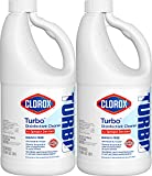 Turbo Disinfectant Cleaner for Sprayer Devices, Bleach-Free, Kills Cold and Flu Viruses and COVID-19 Virus, 64 Fluid Ounces - Pack of 2