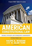 American Constitutional Law, Volume II: The Bill of Rights and Subsequent Amendments