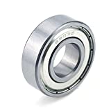 URBEST 6203Z Silver Tone Double Shielded 40mm Outer Diameter Deep Groove Ball Bearing