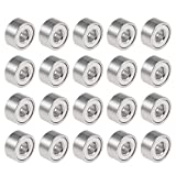 uxcell 682ZZ Deep Groove Ball Bearings 2mm Inner Dia 5mm OD 2.3mm Bore Double Shielded Chrome Steel Z2 20pcs