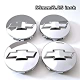 Shenwinfy for 2007-2013 Chevy Center Caps, 3.25" Chrome Wheel Center Hub Cap for Chevy Surburban Silverado Tahoe Avalanche Wheels 88963143 4 pcs