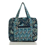 DIWI Quilted Bible Cover Large Sizes 10 X 7 X 2.75 Inches Bible Tote Good Book Case (L, C2 Royal Blue)