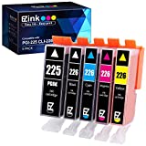 E-Z Ink (TM) Compatible Ink Cartridge Replacement for Canon PGI-225 CLI-226 GI225 CLI226 to use with Pixma MX882 MX892 MX712 iX6520 iP4820 (1 Large Black, 1 Cyan, 1 Magenta, 1 Yellow, 1 Black) 5 Pack