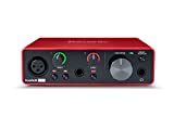 Focusrite Scarlett Solo 3rd Gen USB Audio Interface, for the Guitarist, Vocalist, Podcaster or Producer, Stu-dio Quality Sound and All the Software Needed for Recording and Songwriting