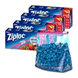 Ziploc Gallon Food Storage Slider Bags, Power Shield Technology for More Durability, 26 Count, Pack of 4 (104 Total Bags)