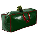 Christmas Tree Storage Bag - for Artificial Trees up- to 9-Ft. Tall - Durable Bag Waterproof Material With Stitched Reinforced Carrying Handles - Protects Against Dust Insects, & Moisture
