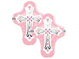 Set of 2 Pink Cross 28" Foil Party Balloons