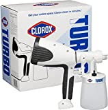 Clorox Turbo Handheld Power Sprayer for Small Businesses, Lightweight, Use With Disinfectant Cleaner, Covers Large Areas