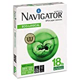 Navigator Eco-Logical Paper, 97 Brightness, 18 Lbs, 8-1/2 x 11 Inches, Bright White, 5000 per Carton (NEL1118)