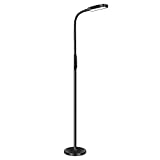 LED Floor Lamp black1815 Lumens Dimiable Reading Standing Lamp for Living Room Bedroom Office,3 Color Temperature & 5 Brightness Levels, 60-min Timer & Memory Function