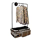 Scent Crusher Halo Series Covert Closet - Roller Bag Converts to Portable Closet, Includes The Halo Battery-Operated Generator to Remove Odors on Hunting Gear and Equipment