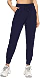 FULLSOFT Sweatpants for Women-Womens Joggers with Pockets Lounge Pants for Yoga Workout Running Navy Blue