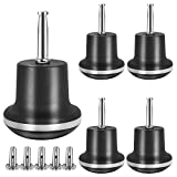 Bell Glides Caster WheelsFixed Stationary Castors for caster Sofa Chair Cabinet Furniture Replacement with Mounting Stem Sleeve Socket Insert sets of 5