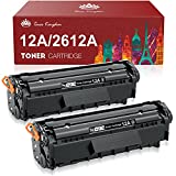 Toner Kingdom Compatible Toner Cartridges Replacement for HP 12A Q2612A Use with 1020 1012 1022 1010 1018 1022n 3050 3015 3055 3030 3052 M1319F Printer (Black, 2-Pack)