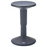 ECR4Kids SitWell Wobble Stool, Adjustable Height, Active Seating, Grey
