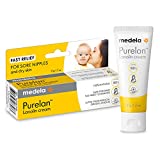Medela Purelan Lanolin Nipple Cream for Breastfeeding, 100% All Natural Single Ingredient, Hypoallergenic, Soothing Protection, Safe for Nursing Mom and Baby, 1.3 Ounce Tube