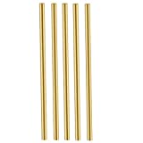 5 Pcs 3/16 inch Solid Brass Rods Lathe Bar Stock Kit Brass Round Stock 3/16 inch in Diameter 12 Inches in Length,C27400,5PCS