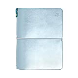 Erin Condren On The Go Folio - Shimmer Pool, Small Size Holder Case to Protect Your Petite Planners and Petite Journals for Travel. Stylish and Easy Elastic Band Enclosure