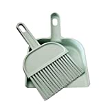 Rypet Cage Cleaner for Guinea Pigs, Hamsters, Chinchillas, Rabbits, Reptiles, Hedgehogs and Other Small Animals - Mini Dustpan and Brush Set Cleaning Tool for Animal Waste (1 Pack)