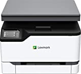 Lexmark MC3224dwe Color Multifunction Laser Printer with Print, Copy, Scan, and Wireless Capabilities, Two-Sided Printing with Full-Spectrum Security and Prints Up to 24 ppm (40N9040), White, Gray