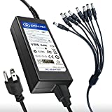 T-Power Compatible with for Lorex , samsung , Q-See , Night Owl , Swann x 4 & 8 Channel LTE D1 DVR LTE-DVR4-R LTE-DVR8-R Indoor Outdoor Night Vision CCTV Cameras 12V Ac Dc Adapter Charger Power Supply