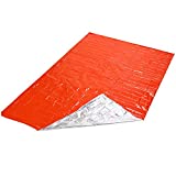 Silver Highly Reflective Mylar Film Garden Greenhouse Covering Foil Sheets (82 x 50 Inch 2Pcs, Silver&Orange)