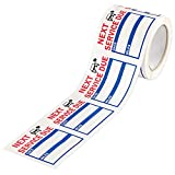 Pack of 200 Oil Change Stickers Auto Maintenance Service Due Reminder Sticker Labels Removable 2"x2", 1 Roll