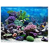 TOPINCN PVC Adhesive Undersea Backdrop, Aquarium Corals Photography Background Fish Tank Poster(6141cm)