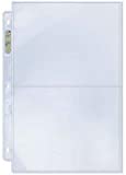 Ultra Pro 2-Pocket Platinum Page with 5" X 7" Pockets 25ct