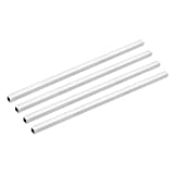 uxcell 6063 Aluminum Square Tube, 10mmx10mmx1mm Wall Thickness 300mm Length Seamless Straight Pipe Tubing 4 Pcs