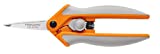 Fiskars RazorEdge Micro-Tip Easy Action Scissors - 5" Stainless Steel Shears - Fabric Scissors All Purpose for Arts and Crafts - Orange